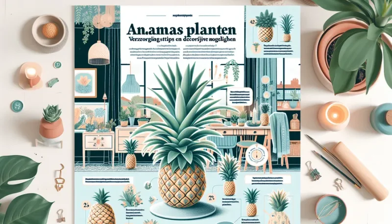 Ananasplanten: verzorgingstips en decoratieve mogelijkheden